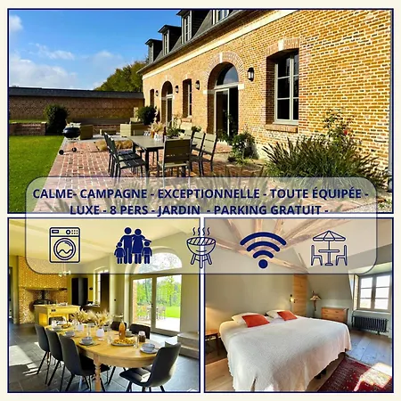 Villa Maison Proche Baie De Somme & Le Treport-terrasse