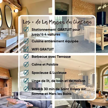 Maison Proche Baie De Somme & Le Treport-terrasse Villa Biencourt